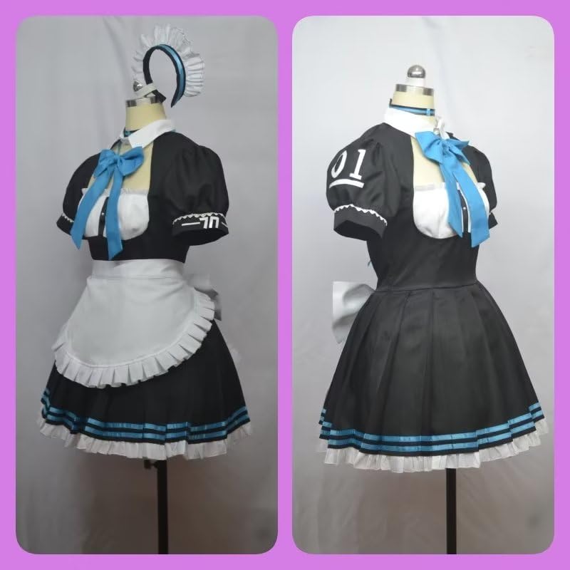 一之瀬アスナ メイド コスプレ衣装 Amazon.co.jp: ブルアカ コスプレ 一之瀬アスナ メイド服 コスプレ